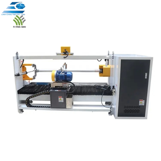 MÁY CẮT CUỘN BĂNG NHỰA PVC BOPP PP PET FILM TỰ ĐỘNG