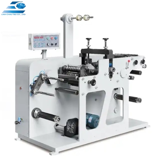 MÁY CẮT BẾ DECAL KHUÔN QUAY TỰ ĐỘNG