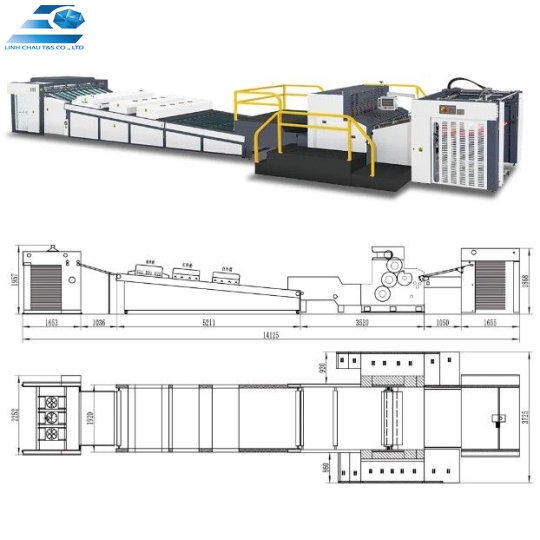 MÁY TRÁNG PHỦ SƠN UV TOÀN PHẦN VÀ CỤC BỘ TỰ ĐỘNG NSGZ-1060/1450/1650