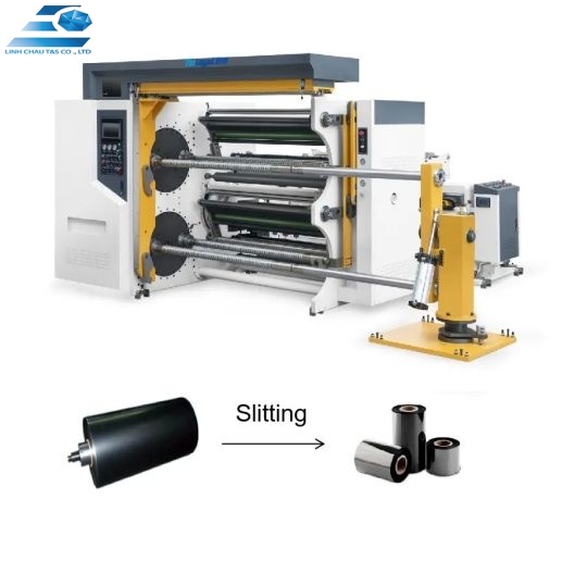 MÁY CHIA CUỘN THÁP PHÁO 4 TRỤC TỰ ĐỘNG