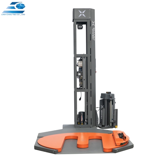 Máy quấn màng bọc pallet tự động hoàn toàn M, máy quấn màng co pallet.